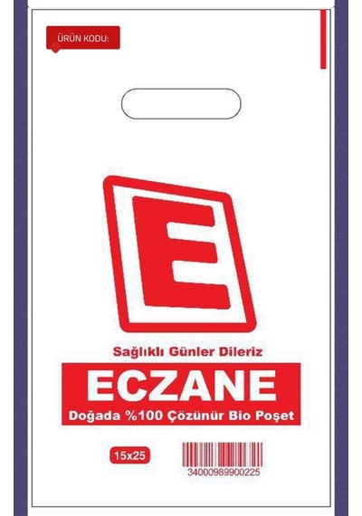 Eczane Poşeti Mini Boy 15x25 5 Kg