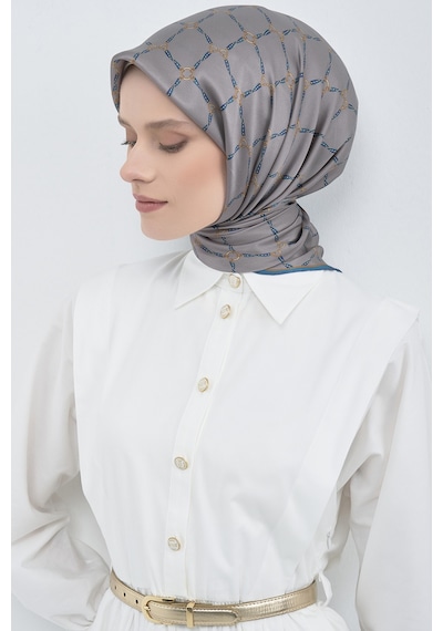 Armine Saf İpek Sura Eşarp-2026 İlkbahar-yaz- 953800d Yağ Yeşili