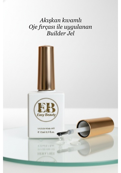 15ml Likit Jel Renksiz Protez Tırnak Jeli Şeffaf Builder Jel Akışkan Kıvamlı Tpo İçermez Buılder Gel Buılderjel