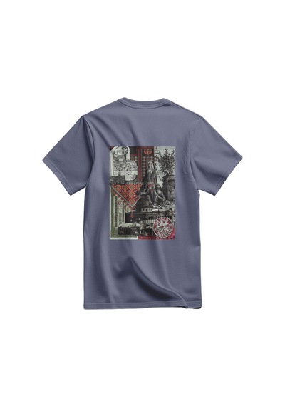 Kısa Kollu Filistinli Eski Gürüntüler Dijital Baskılı Unisex Filistin Tişört S - 2xl T300025 Koyu Gri