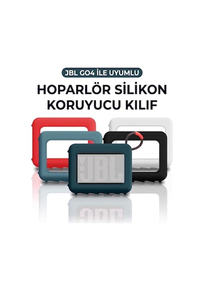 Lexroo Jbl Go 4 Uyumlu Koruyucu Silikon Kılıf Çok Renkli