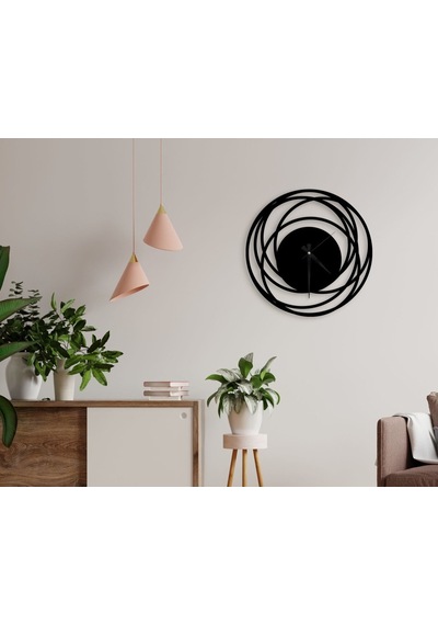 Bk Home Dekoratif 45Cm Ahşap Duvar Saati-16