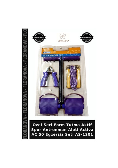 Özel Seri Form Tutma Aktif Spor Antrenman Aleti Activa Ac 50 Egzersiz Seti As-1201 Çok Renkli