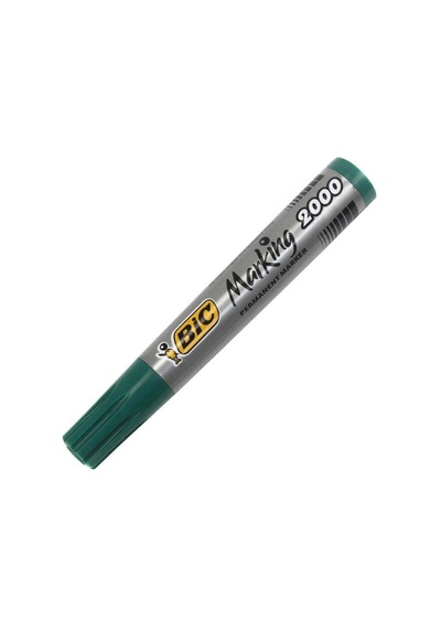 Bic Permanent Markör Yuvarlak Uç Yeşil 2000