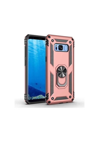 Samsung Galaxy Uyumlu S8 Plus Kilif Zirhli Standli Miknatisli Tank Kapak 517641581