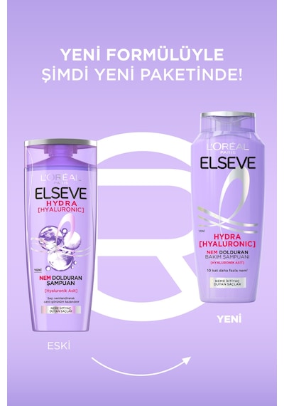 ELSEVE Hydra [hyaluronic] Nem Dolduran Şampuan 300ml