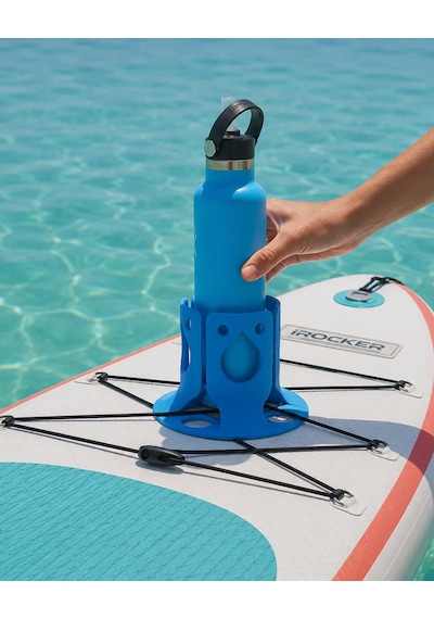 Sup Board Şişe Ve Suluk Tutucu Mavi