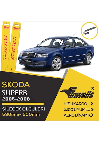 Skoda Superb Muz Silecek Takımı 2005-2008 İnwells N11.2339