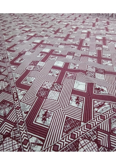Savan Dokuma Halı Örtüsü 6m² Bordo