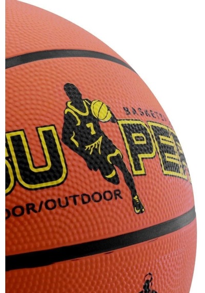 Basketbol Topu Iç Dış Mekan Pompa 7 Numara Turuncu Super Top Genç Yetişkin Çocuk