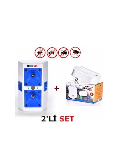 Teknopest TP100 + TP70 Haşere Kovucu 2'li Set