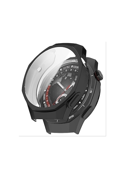 Apsuwa Huawei Gt5 Pro 46mm Kılıf Kasa Koruyucu Silikon Ekran Koruyuculu