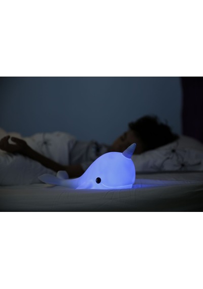 Dhınk Narwhal Mavi  Gece Lambası Çok Renkli