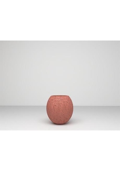 Nuano Consept Lina Serisi Yuvarlak Saksı Kiremit 40x40