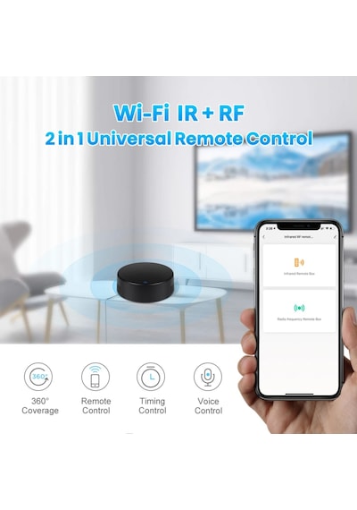 Tuya Destekli Wifi Akıllı Kutu Ir+Rf 315+433 Mhz  Kumanda