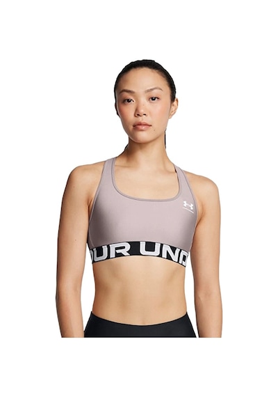 Under Armour Hg Mid Branded Kadın Sporcu Sütyeni gri