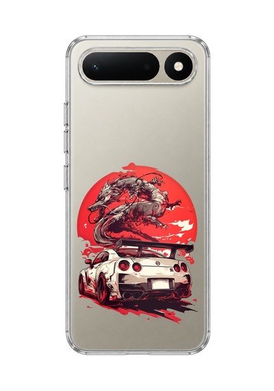 Tecno Spark 50 5g Uyumlu Gtr Ejderha Tasarımlı Baskılı Silikon Kılıf