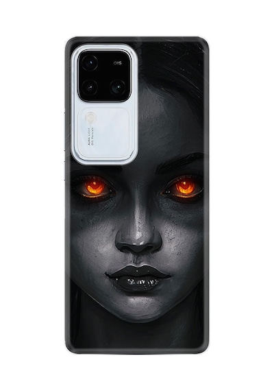 Vivo V30 Kılıf Desenli Silikon Platinium Series Dark Woman 1887
