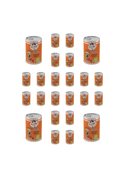 Prochef Kuzu Etli Kıyılmış Premium Yüksek Enerji Yetişkin Köpek Maması 24 x 415 G