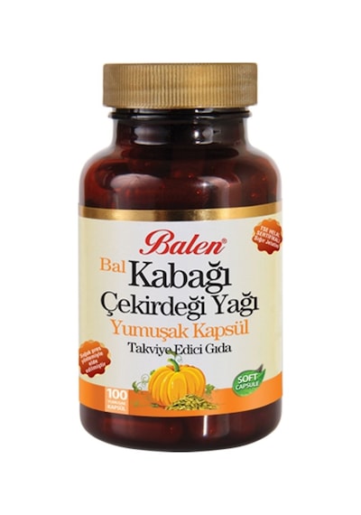 Balen Kabak (Bal Kabağı) Çekirdeği Yağı 100 Kapsül X 1380 MG