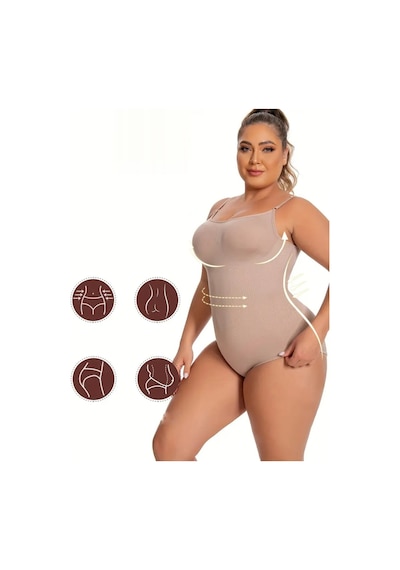 Mistirik Mamey Model Bel Göbek Ve Karın Sıkılaştırıcı Seamless Çıtçıtlı Korse Ten Renk8 Ten