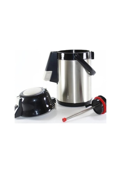 Cooker Ckr2007 Pompalı 2,5 Litre Çelik Termos Siyah
