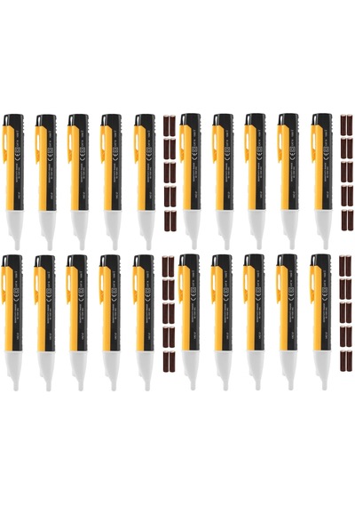 20 Adet Faz Kontrol Kaçak Akım Kalemi 90 - 1000 Vac + 2 İnce Pil
