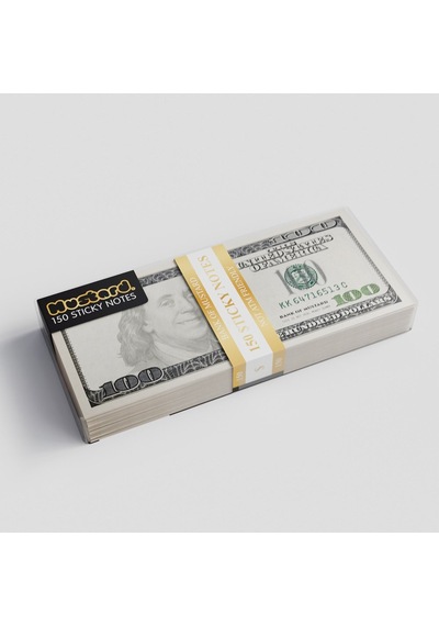 Mustard Cash Sticky Notes Not Kağıdı