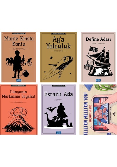 Telefon Melefon Yok Ortaokul Okuma Seti 6 Kitap