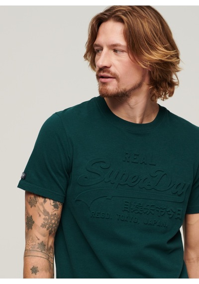 Superdry Bisiklet Yaka Baskılı Yeşil Erkek T-shirt M1011908a8um Embossed Vl T Shırt