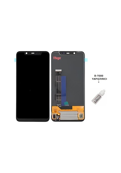 Xiaomi Mi 8 Lcd Ekran Dokunmatik Service Pack + Nano Ekran Koruyucu + B-7000