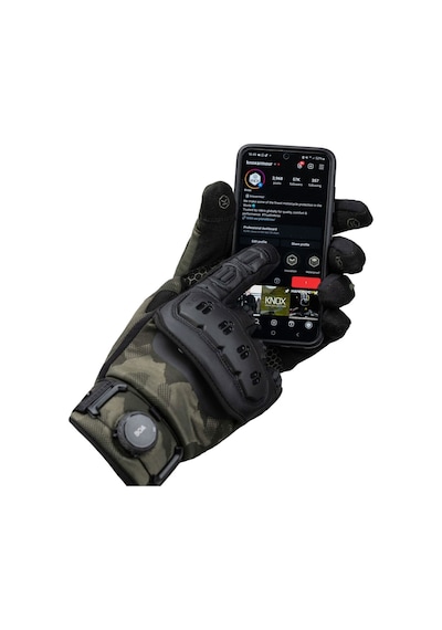 Knox Orsa Or4 Korumalı Motosiklet Eldiveni Yeşil Xl