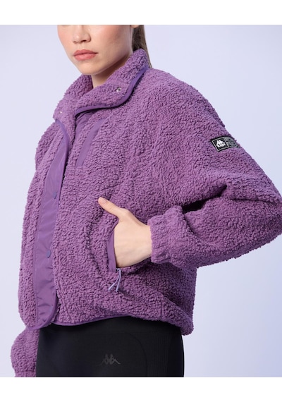 Kappa Authentic Crete Kadın Mor Regular Sherpa Mont