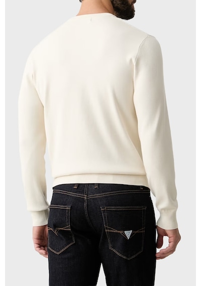 Guess Mason Regular Fit Bisiklet Yaka Logolu Erkek Kazak M6yr12z0917 Kazak M6yr12 Z0917 G9h9 Ekru