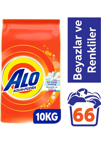 Alo Toz Çamaşır Deterjanı Beyazlar ve Renkliler 10 KG