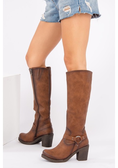 Fox Shoes Taba Kadın Çizme E674250009 Taba