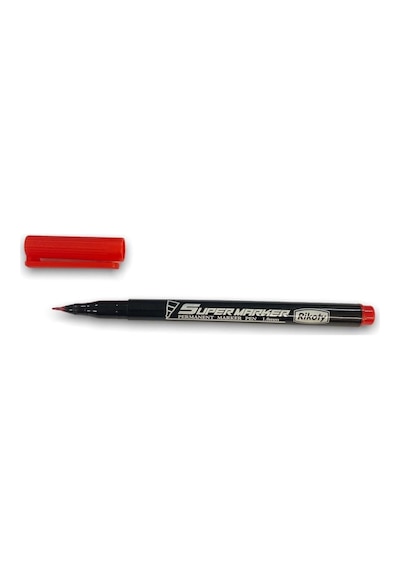 Rikoty G-0921 Kırmızı 1 Mm Uçlu Süper Marker Kalem - Elwm-284985