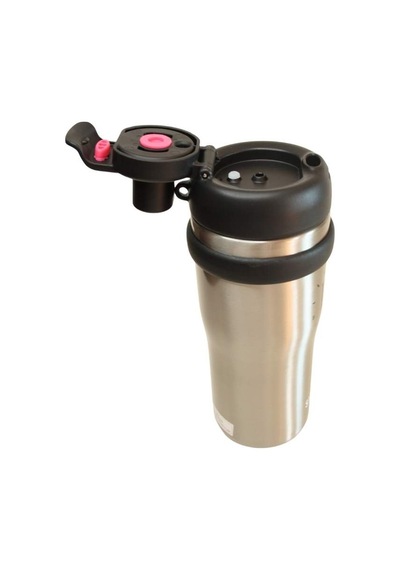 Shotay St-8918 Çift Kullanım Pipetli/rahat İçim Gri 720ml Çelik Termos Diğer