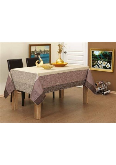 Sıvı İtici Teflon Kumaş Renkli Pano Masa Örtüsü 160X220 Cm