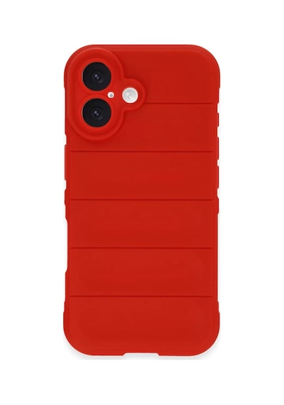 Newface Apple İphone 16 Plus Kılıf Optimum Silikon - Kırmızı