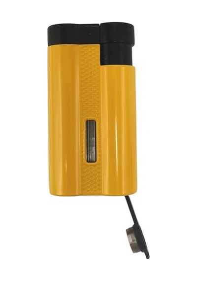 Ccm0652 Jet 3 Torch Punchlu Puro Çakmağı Sarı Krom