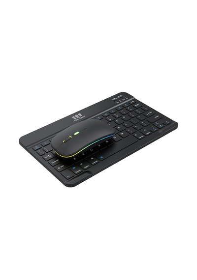 Go Des Gd-kb323 Ergonomik 2in1 Bluetooth Bağlantılı Kablosuz Klavye Ve Mouse Seti Siyah Optik