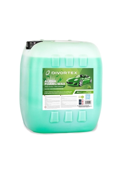 Divortex Alpha Foam Ph Nötr Cilalı Oto Şampuanı 20 Lt