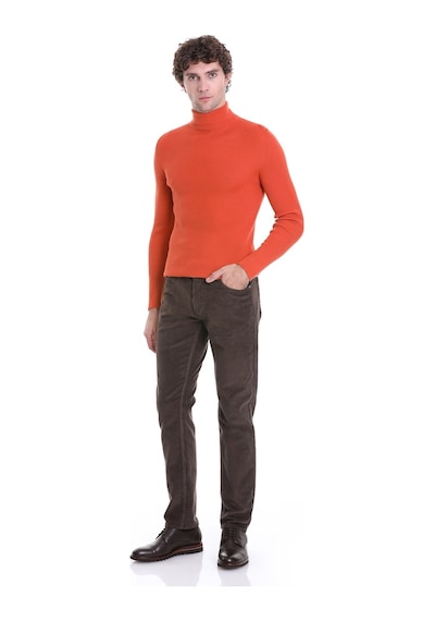 Hatemoğlu Turuncu Slim Fit Fitilli Balıkçı Yaka Yünlü Triko Kazak 34232023 Turuncu Hatemoğlu Turuncu Slim Fit Fitilli Balıkçı Yaka Yünlü Triko Kazak 34232023 Turuncu