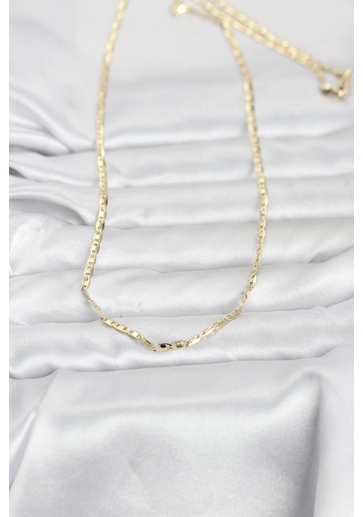 14k Gold Renk Gemici Zincir 60 Cm Kadın Kolye Cm Renkli 08182033