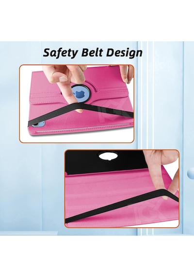 Apple Uyumlu iPad, A16 11.nesil A3354-a3355 360 Dönebilen Pu Deri Standlı Tablet Kılıfı Kapaklı Kılıf
