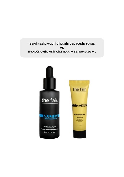 The Fair Hyalüronik Asit Nemlendirici Serum 30 ML + Multi Vitamin Jel Tonik 30 ML