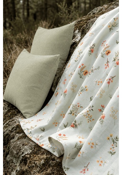 La Notte Flower Garden Çift Kişilik 4 Parça Pike Takımı 210x230 + 160x200 + 2/50x70 Cm Çok Renkli