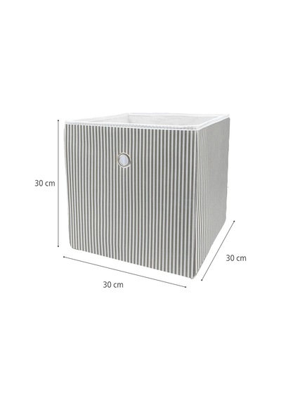 2 Adet Çok Amaçlı Raf Organizer Saklama Kutusu 30 X 30 X 3 Kumaş 30 X 30 Gri Tr Diğer
