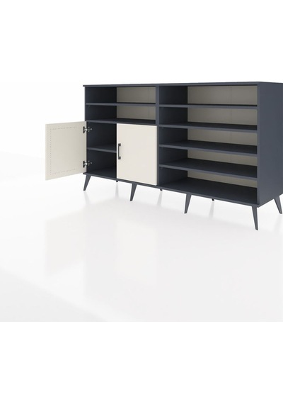 Hyperion Konsol 7 Raflı 2 Kapaklı 176x44x99 Antrasit-aytaşı Antrasıt/aytası - Antrasıt Hyperion Konsol 7 Raflı 2 Kapaklı 176x44x99 Antrasit-aytaşı Antrasıt/aytası - Antrasıt